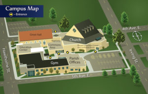 St. Mary's Campus Map